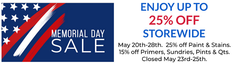 MEMORIAL DAY SALE Sedona Paint Center